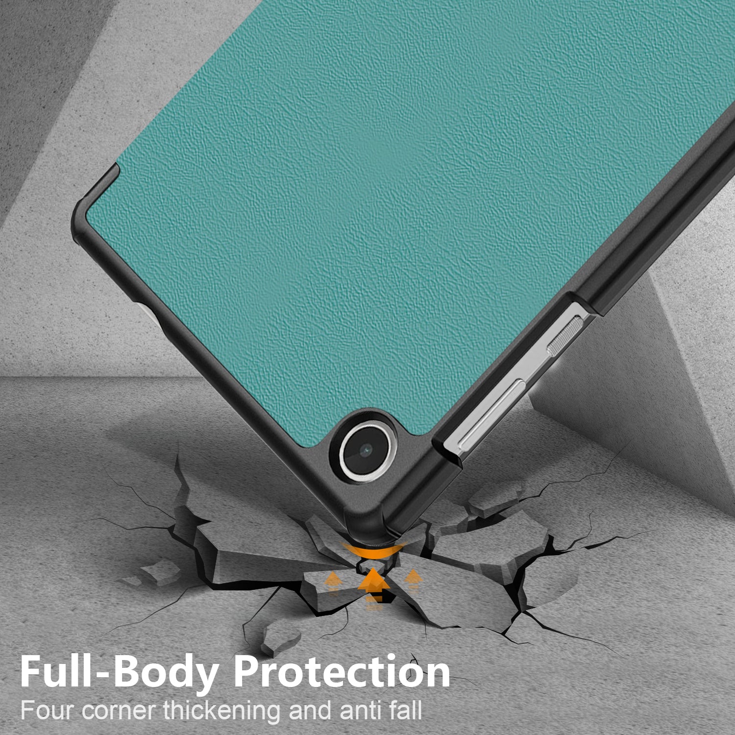 Tablet Case for Lenovo Tab M8 Gen 4 TB-300FU Tri-fold Stand Solid Color PU Leather Tablet Cover Tablet Case for Lenovo Tab M8 Gen 4 TB-300FU Tri-fold Stand Solid Color PU Leather Tablet Cover